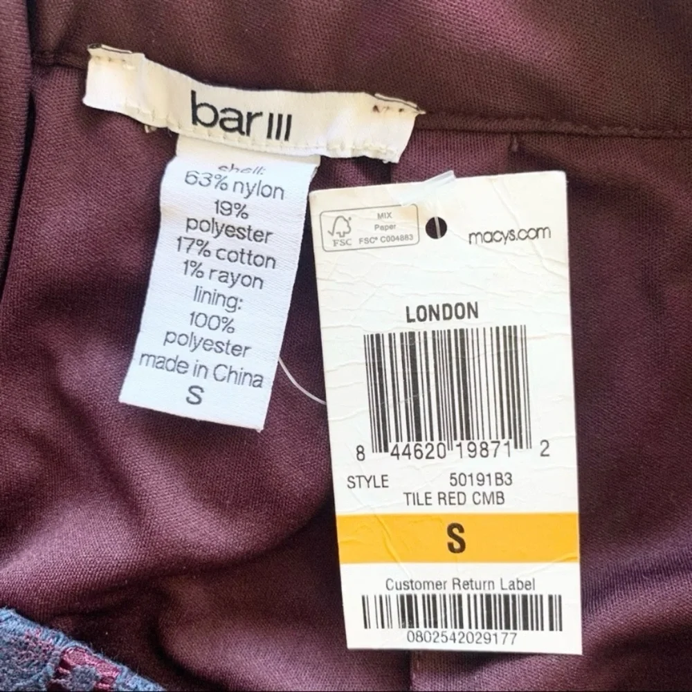 Bar III Pencil Skirt Small New